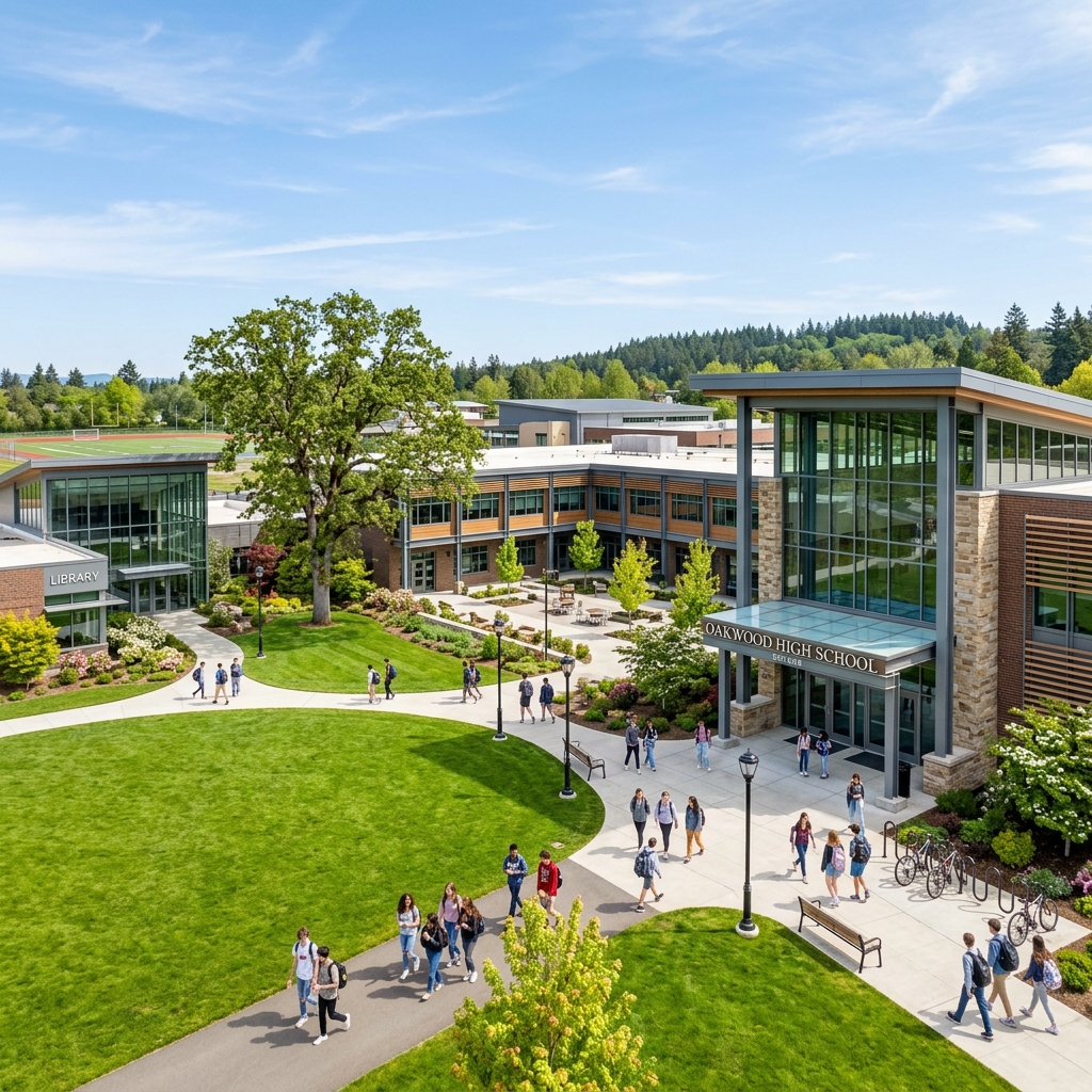 Twinshine Academy Campus Building and Gardens
